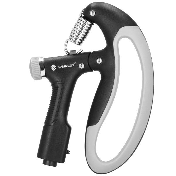 Handtrainer mit einstellbarem Widerstand 10-100 kg und Zähler.
