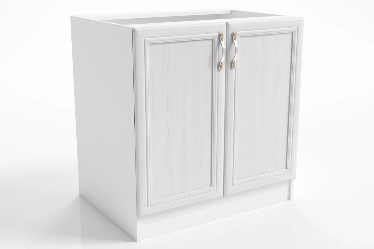 Eleganter Unterschrank - D80 - Sycylia Weiß Creme - Der Schlüssel zu einer gut organisierten Küche