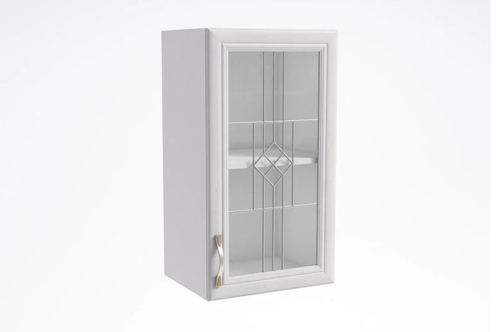 Hängeschrank G40S - Sycylia Weiß Creme - Perfekt für die Präsentation Ihrer Lieblingsstück.