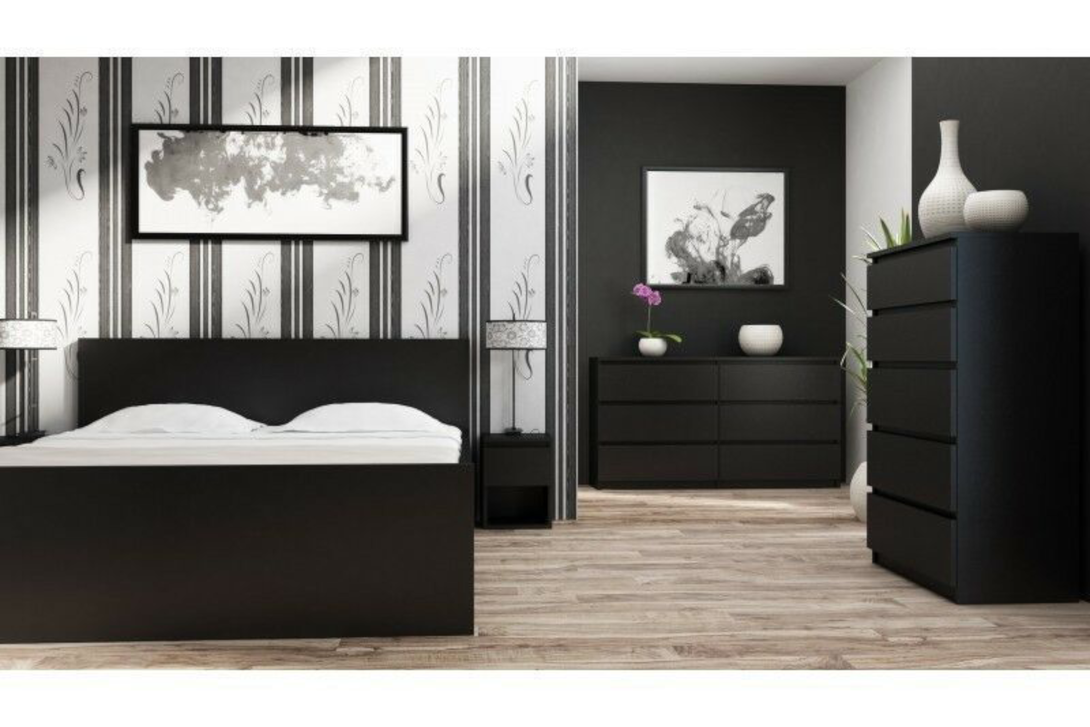 Kommode Geräumige Kommode -, Ideale Aufbewahrungslösung (Premium Kommode, 1 St., 6-Schubladen-Kommode) - Milaros Markt