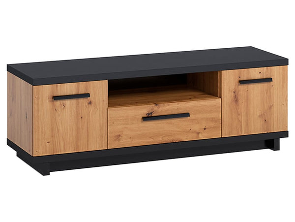 TV-Schrank Ines 135 cm – Mit 2 Türen und Schublade, Artisan-Eiche