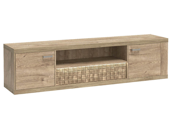 TV-Schrank Natural N-13 – 185 cm, 2 Türen und Schublade