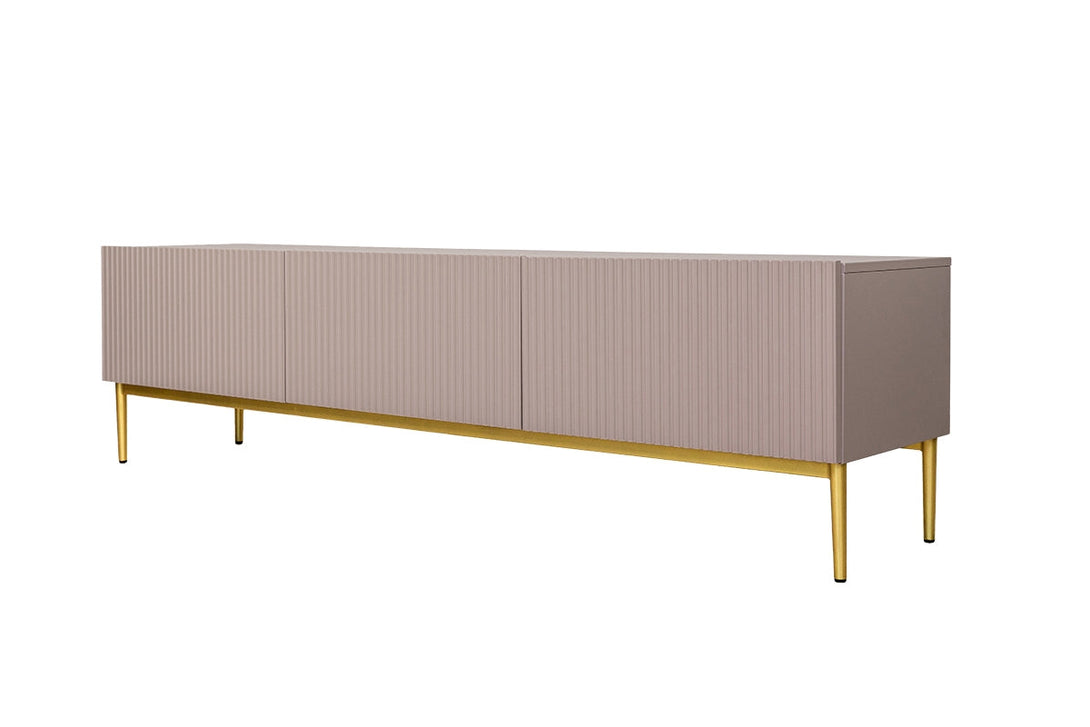 TV-Schrank - NICOLE - eitgenössisch um Ihre Geräte in einem eleganten Stil zu organisieren. - Milaros Markt