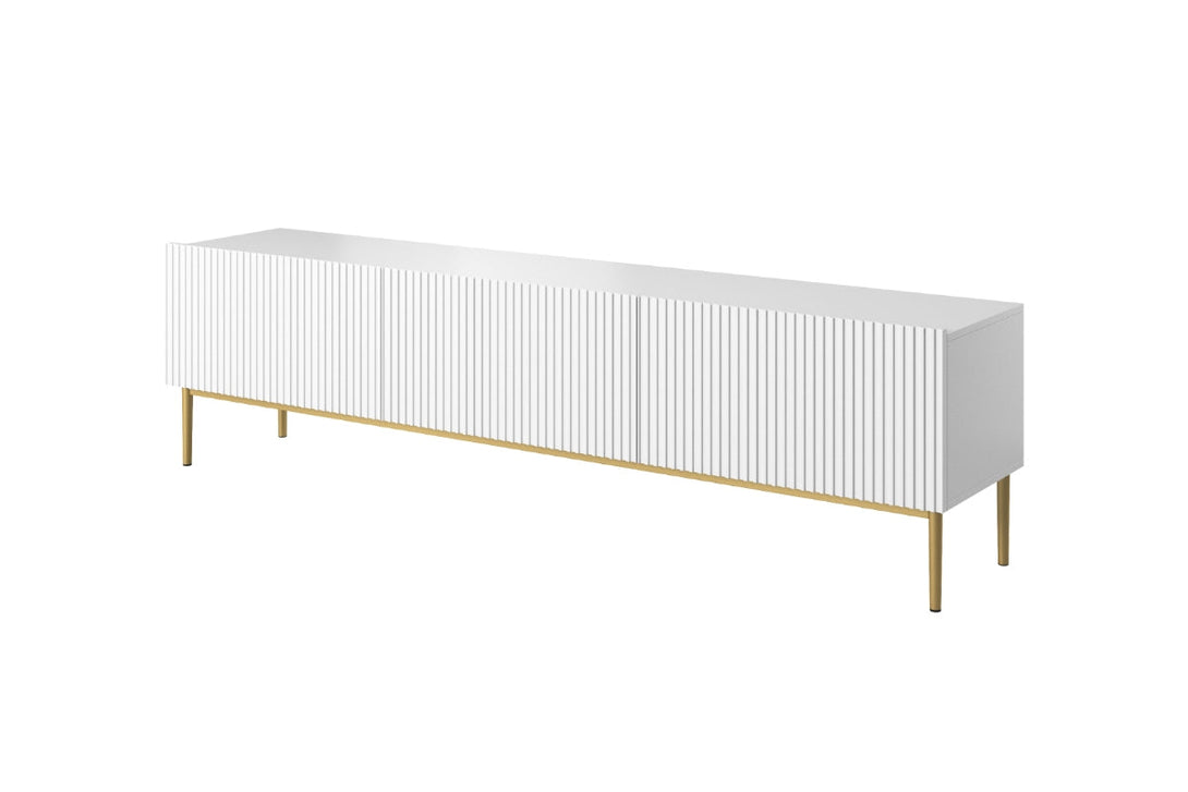 TV-Schrank - NICOLE - eitgenössisch um Ihre Geräte in einem eleganten Stil zu organisieren. - Milaros Markt