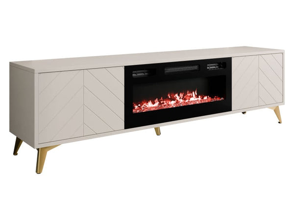 TV-Schrank Xylix 2D EF – Mit Kamin