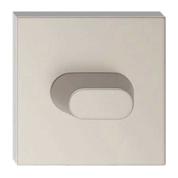 Türschild Q eckig WC Nickel Samt.