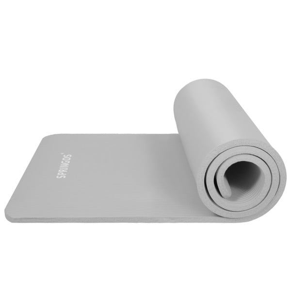 Universal-Trainingsmatte 183 cm grau.
