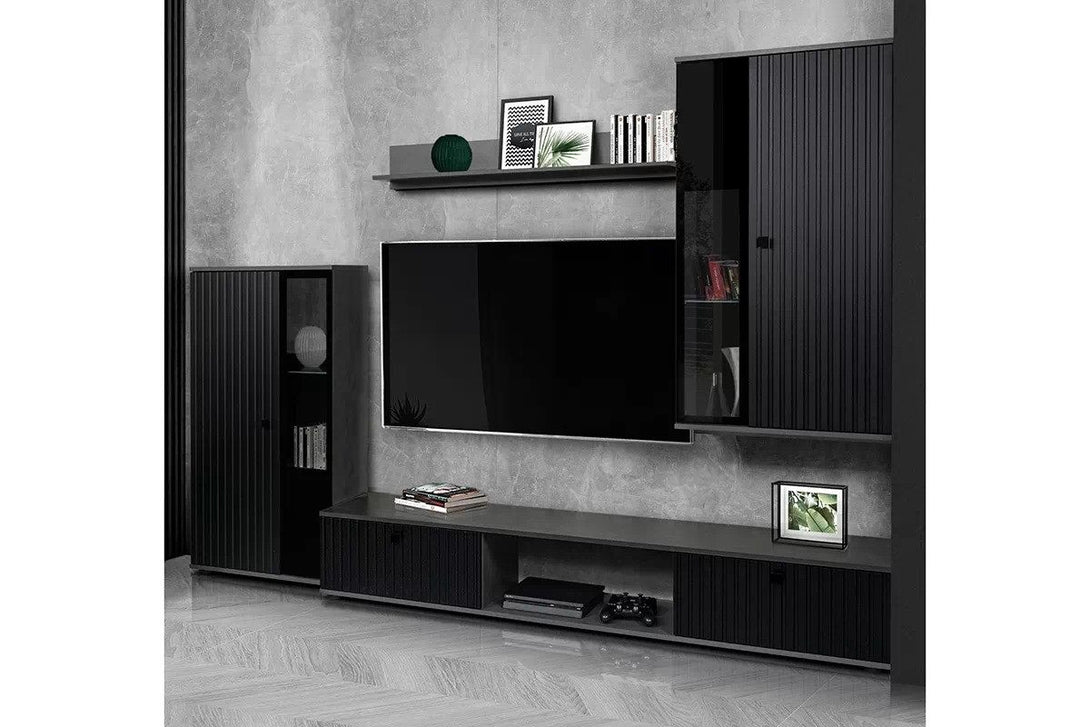 Wohnwand -  Kaja - Gestalten Sie eine Wohnwand in einer zeitlosen Farbkombination. - Milaros Markt