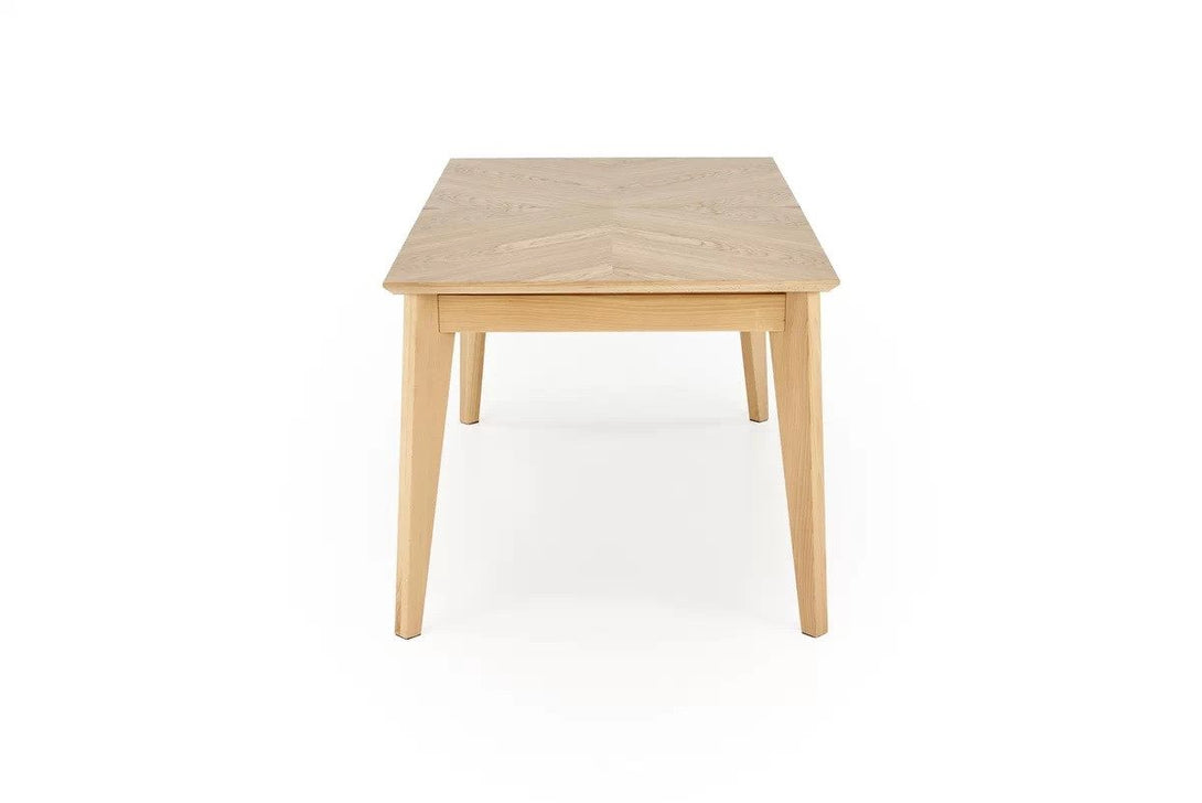 Esstisch - Edmondo - Schlichtes Design für moderne Räume mit Klappmöglichkeit. - Milaros Markt