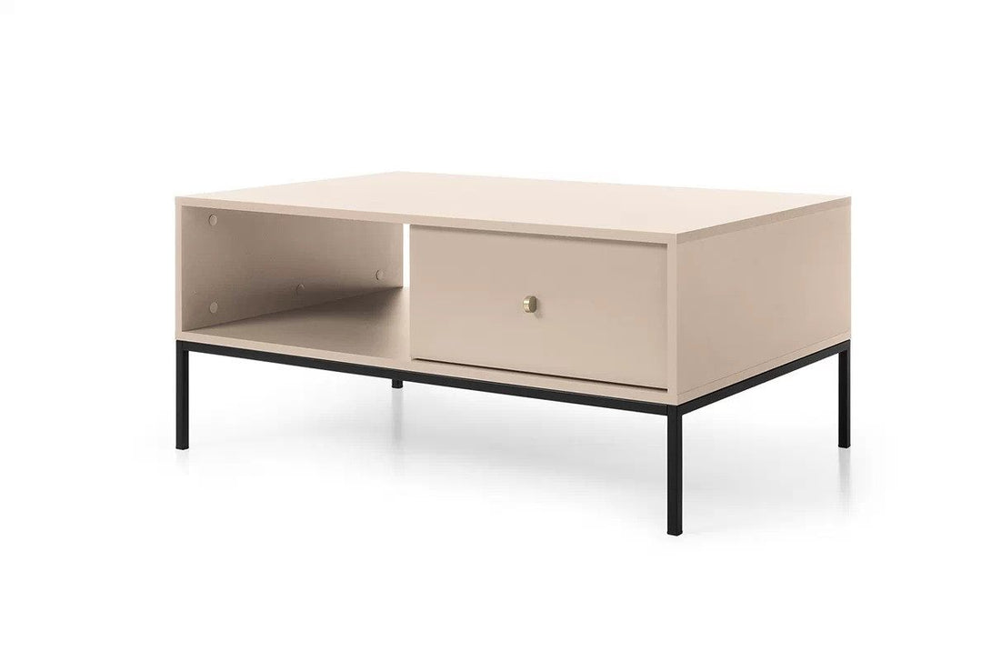 Couchtisch - Eladia - Toller Design-Couchtisch mit Schublade. - Milaros Markt