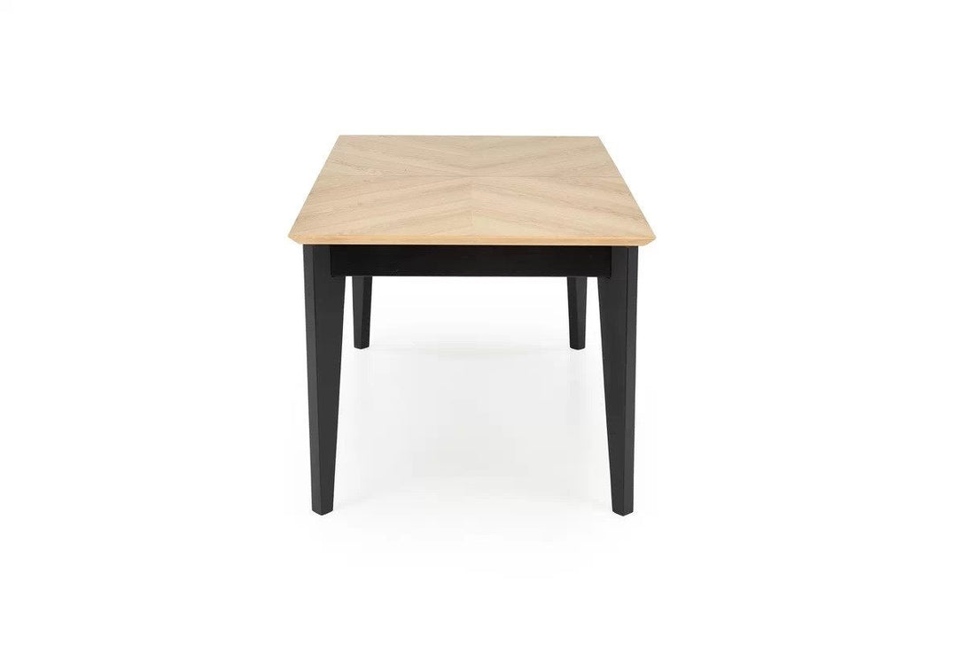 Esstisch - Edmondo - Schlichtes Design für moderne Räume mit Klappmöglichkeit. - Milaros Markt
