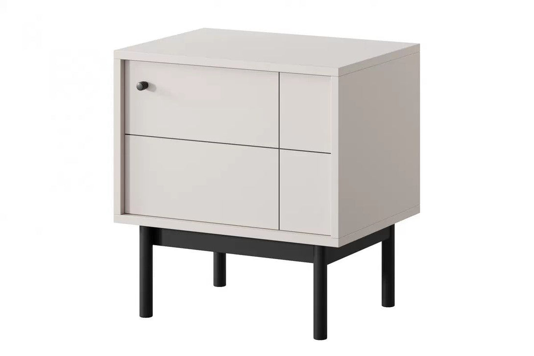 Nachttisch -  Jolinio - Elegantes Design und aus hochwertigen Holzmaterialien gefertigt. - Milaros Markt