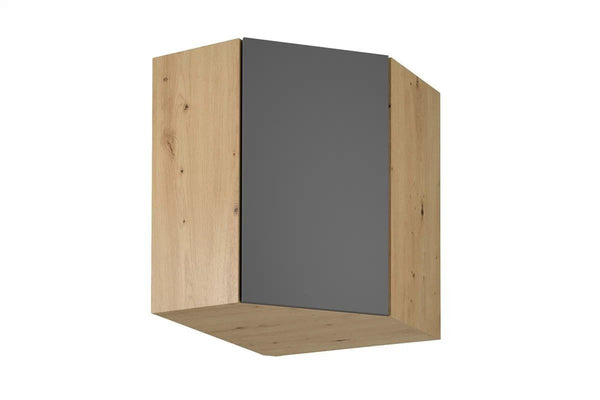 Eckhängeschrank 60 cm - Langen - Praktischer Eckhängeschrank für optimalen Stauraum. - Milaros Markt