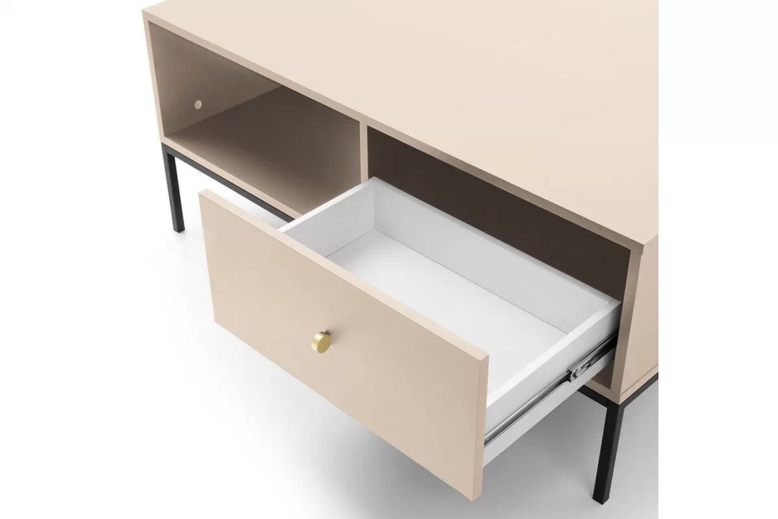 Couchtisch - Eladia - Toller Design-Couchtisch mit Schublade. - Milaros Markt