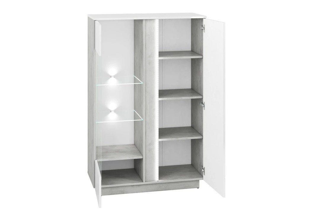 Vitrine - Glomu - Funktionale mit Beleuchtung für Ihre wertvollen Gegenstände. - Milaros Markt