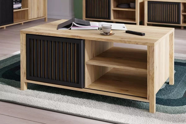 Couchtisch - Jytana - Zeitloser in Holzoptik für klassischen Wohnstil. - Milaros Markt