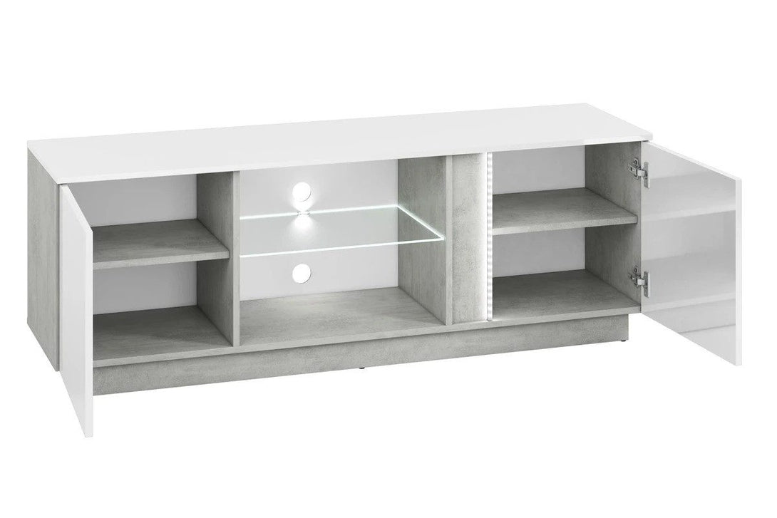 TV-Schrank - Glomm - Luxuriöser für exklusives Zuhause mit edlem Design. - Milaros Markt