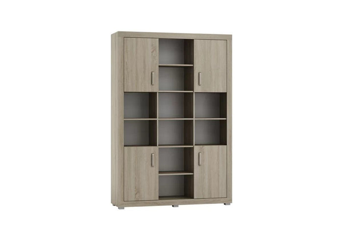 Bücherregal -Bahama - Klassisches für traditionelle Räume mit robustem Holzrahmen. - Milaros Markt