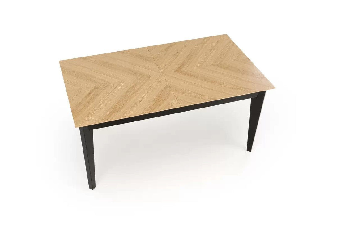 Esstisch - Edmondo - Schlichtes Design für moderne Räume mit Klappmöglichkeit. - Milaros Markt