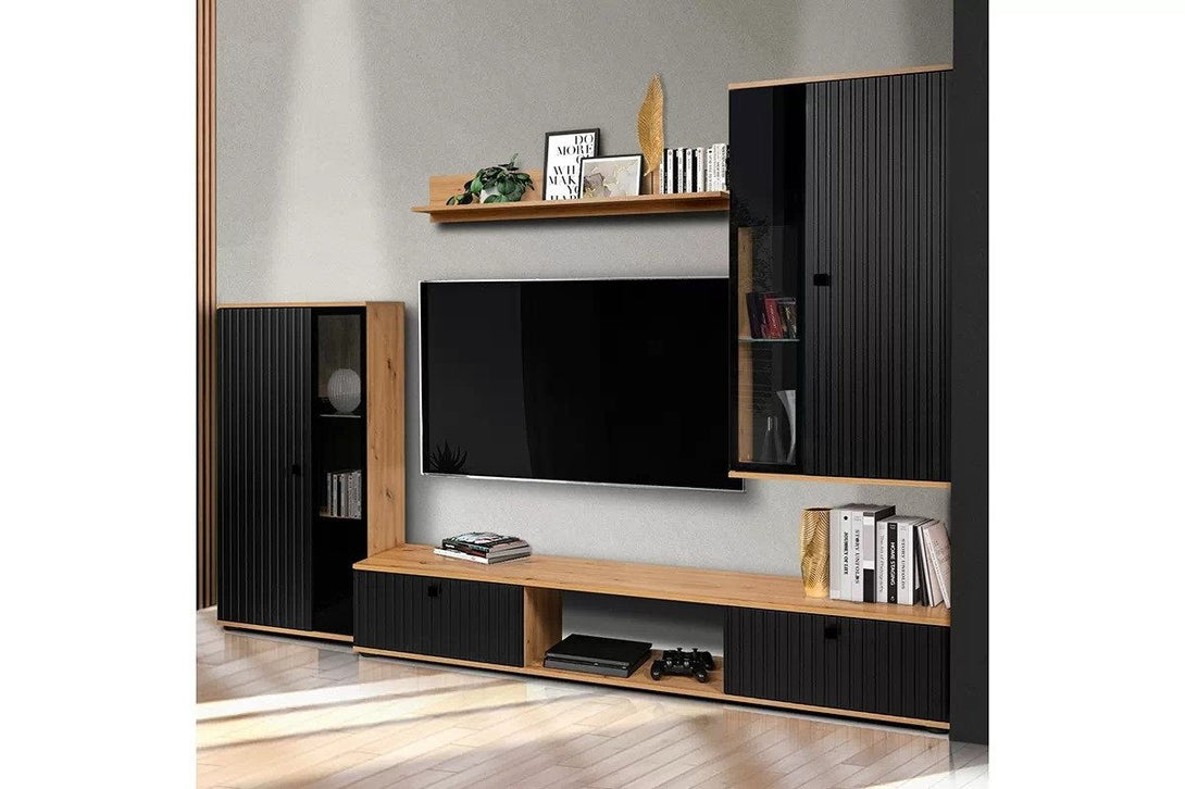 Wohnwand -  Kaja - Gestalten Sie eine Wohnwand in einer zeitlosen Farbkombination. - Milaros Markt