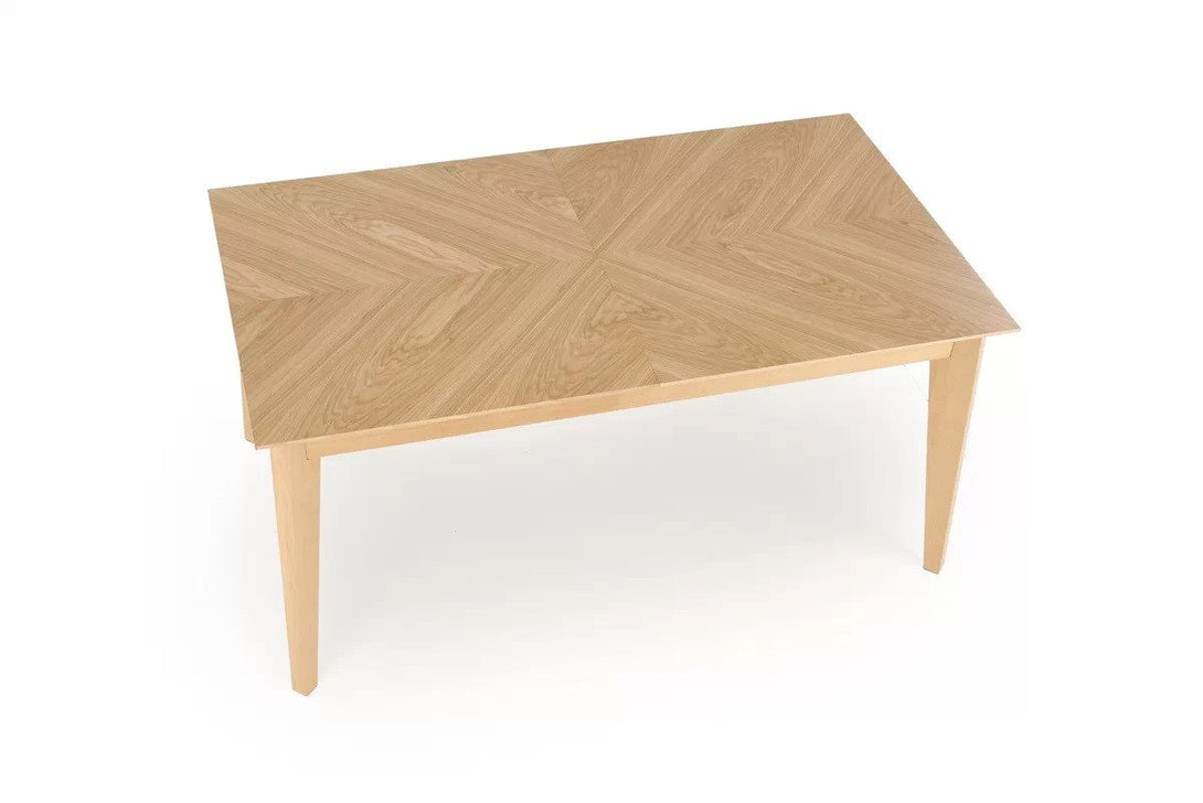 Esstisch - Edmondo - Schlichtes Design für moderne Räume mit Klappmöglichkeit. - Milaros Markt