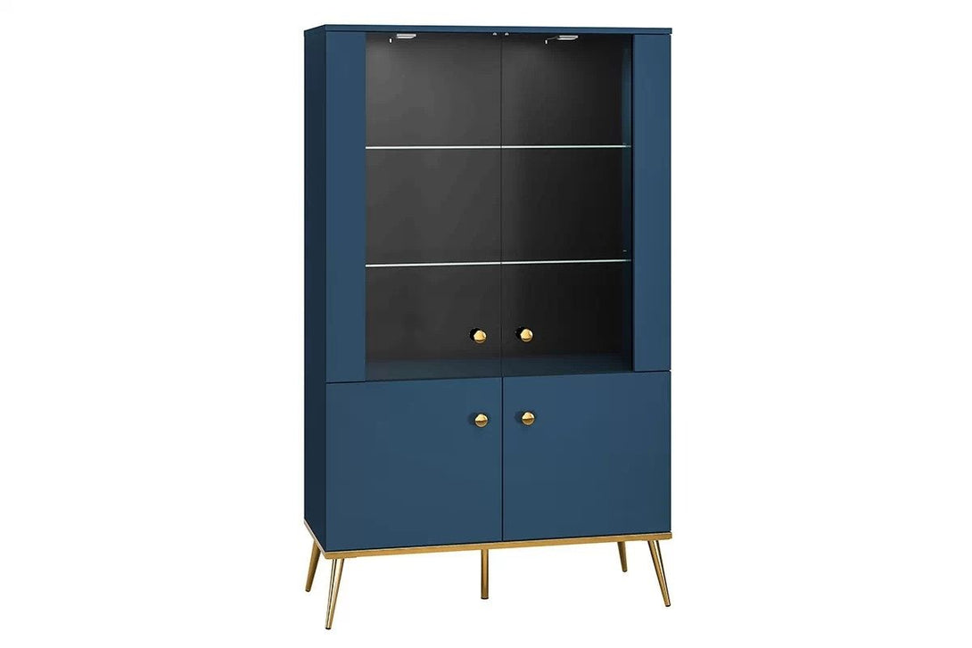 Vitrine - Naemo - Stilvolle Vitrine für Ihr Wohnzimmer. - Milaros Markt