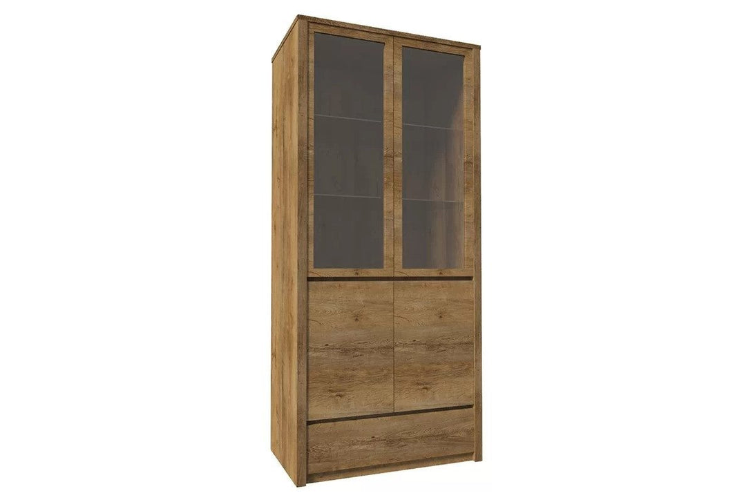 Vitrine -  Montana - Zeitlose Vitrine mit modernen Akzenten. - Milaros Markt
