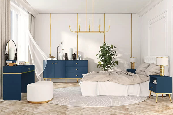 Schlafzimmer-Set - Naemo - Luxus mit einem Hauch von Raffinesse und Komfort. - Milaros Markt