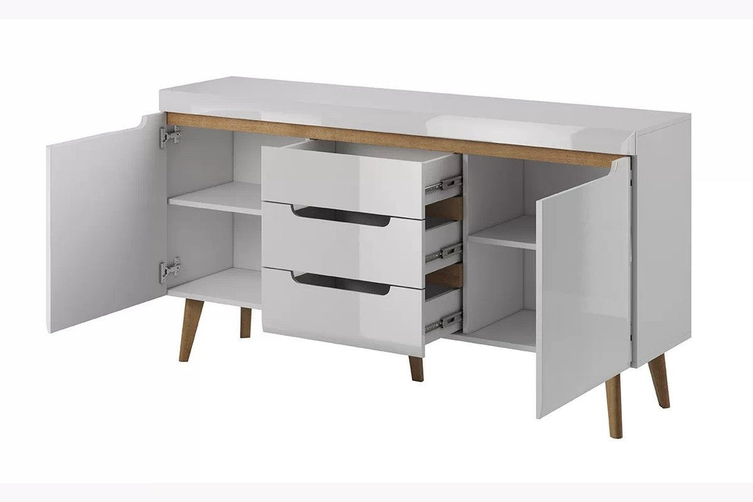Kommode - Dorin - Herausragende Aufbewahrungslösung im modernen Design “ Dorin 160” - Milaros Markt