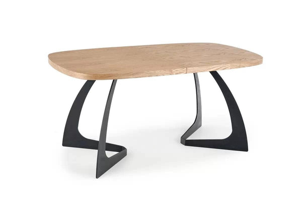 Esstisch - VELDON - Schlichtes und elegantes Design mit einfachem Klappmechanismus. - Milaros Markt