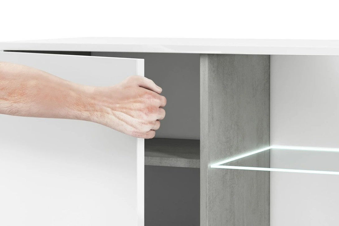 TV-Schrank - Glomm - Luxuriöser für exklusives Zuhause mit edlem Design. - Milaros Markt