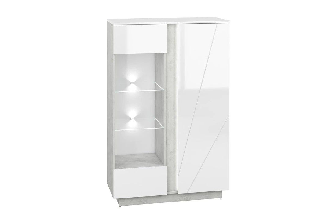 Vitrine - Glomu - Funktionale mit Beleuchtung für Ihre wertvollen Gegenstände. - Milaros Markt