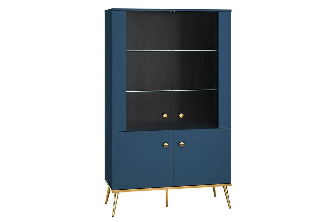 Vitrine - Naemo - Stilvolle Vitrine für Ihr Wohnzimmer. - Milaros Markt