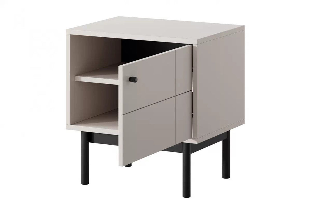 Nachttisch -  Jolinio - Elegantes Design und aus hochwertigen Holzmaterialien gefertigt. - Milaros Markt