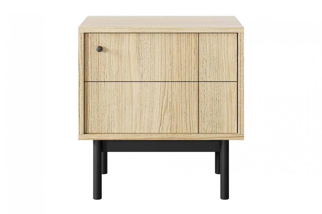Nachttisch -  Jolinio - Elegantes Design und aus hochwertigen Holzmaterialien gefertigt. - Milaros Markt