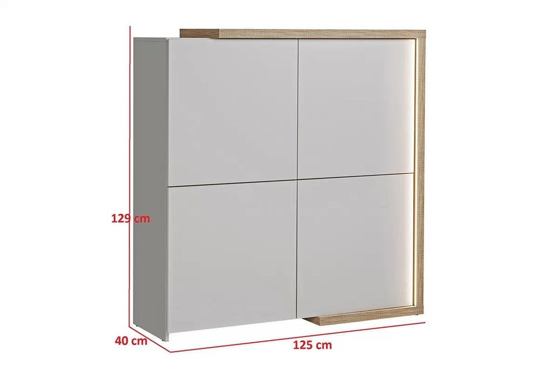 Kommode - Alni - Elegantes und modernes Design mit Beleuchtung - Milaros Markt