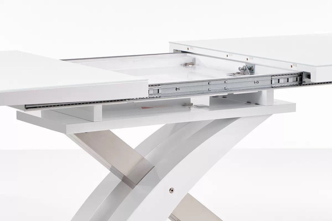 Esstisch - Sandor 2 - Markantes Design mit praktischem Auszugsmechanismus. - Milaros Markt