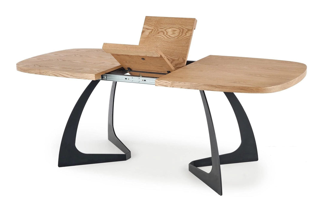 Esstisch - VELDON - Schlichtes und elegantes Design mit einfachem Klappmechanismus. - Milaros Markt