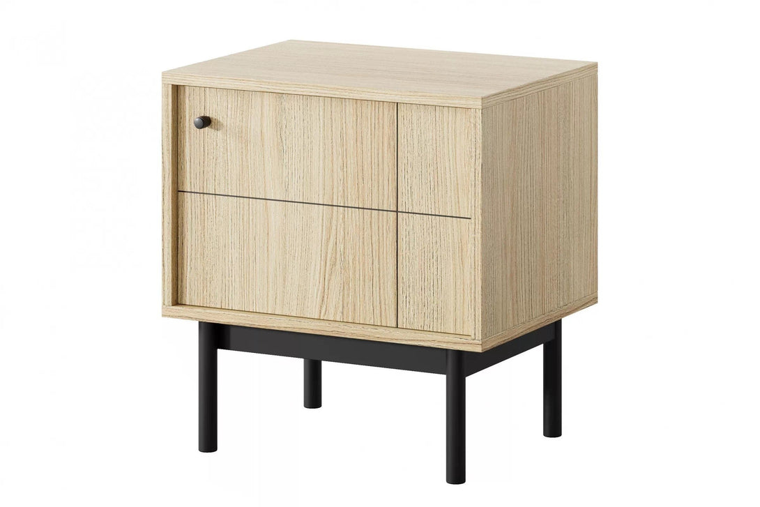 Nachttisch -  Jolinio - Elegantes Design und aus hochwertigen Holzmaterialien gefertigt. - Milaros Markt