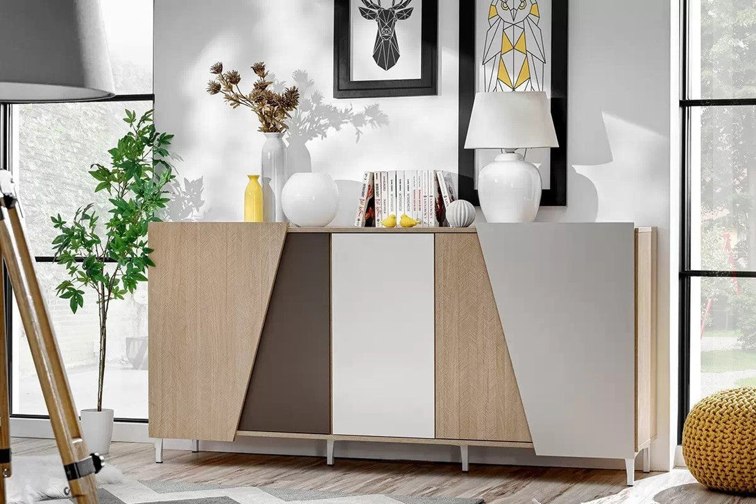 Kommode - Miraza - Markantes Design mit einer Kombination aus wunderbaren Farben. - Milaros Markt
