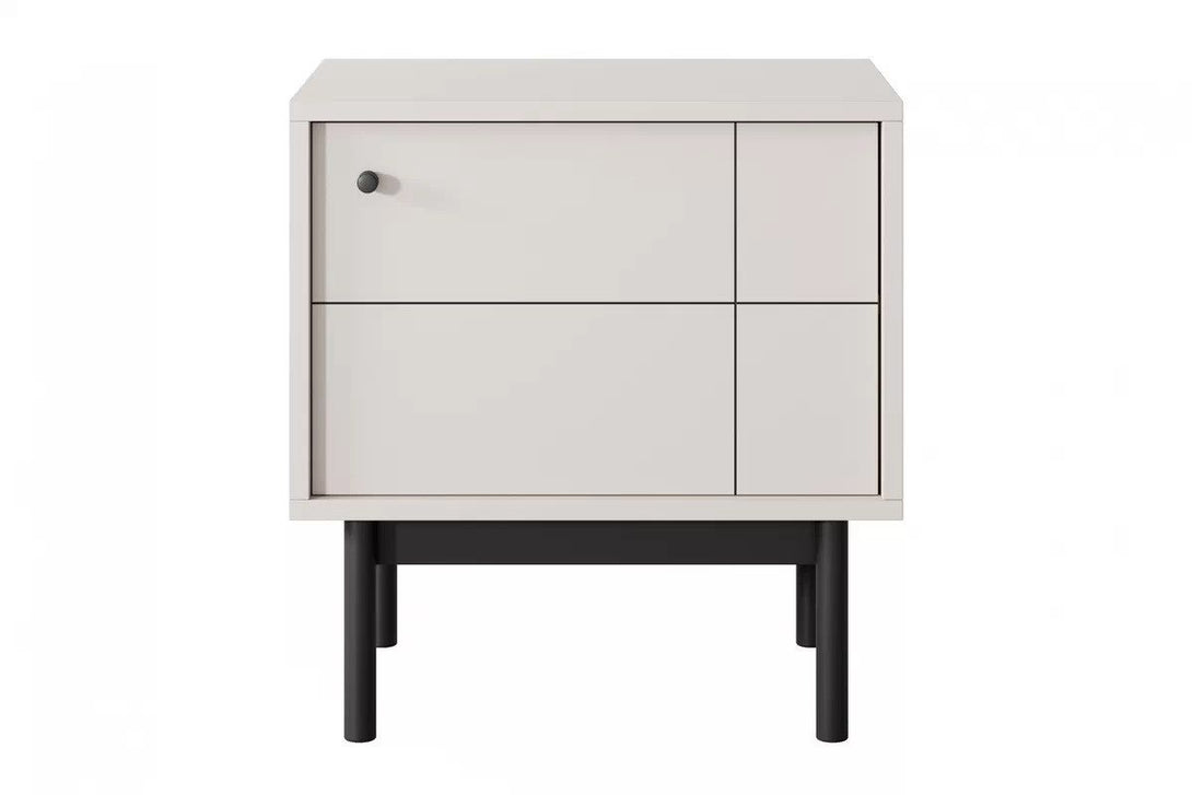 Nachttisch -  Jolinio - Elegantes Design und aus hochwertigen Holzmaterialien gefertigt. - Milaros Markt