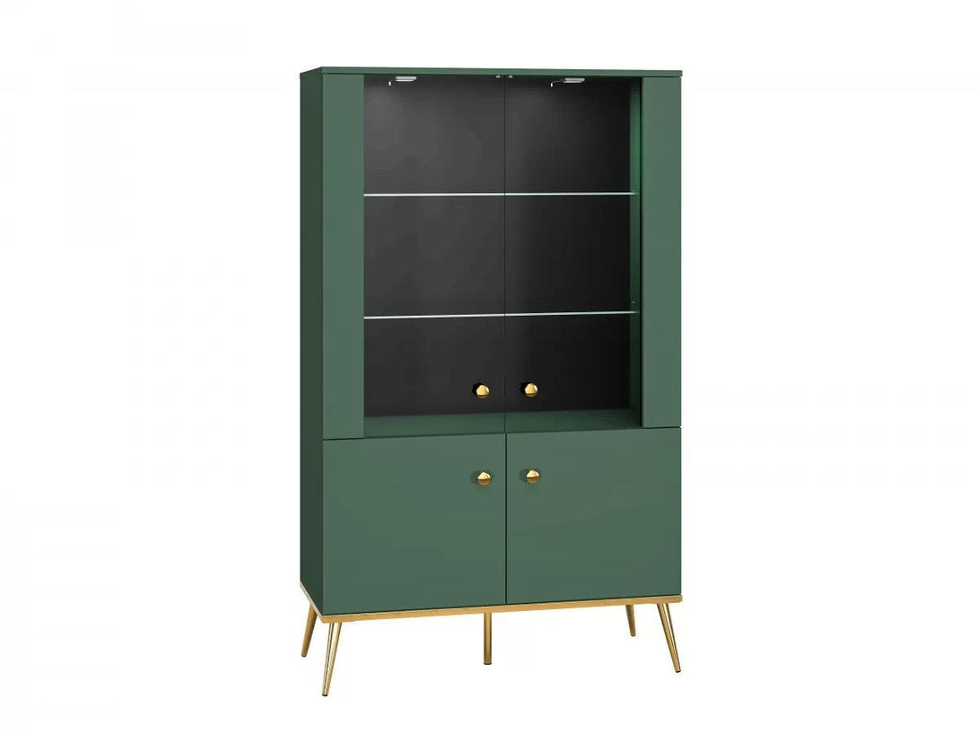 Vitrine - Euras - Stilvolle Vitrine für Ihr Wohnzimmer. - Milaros Markt