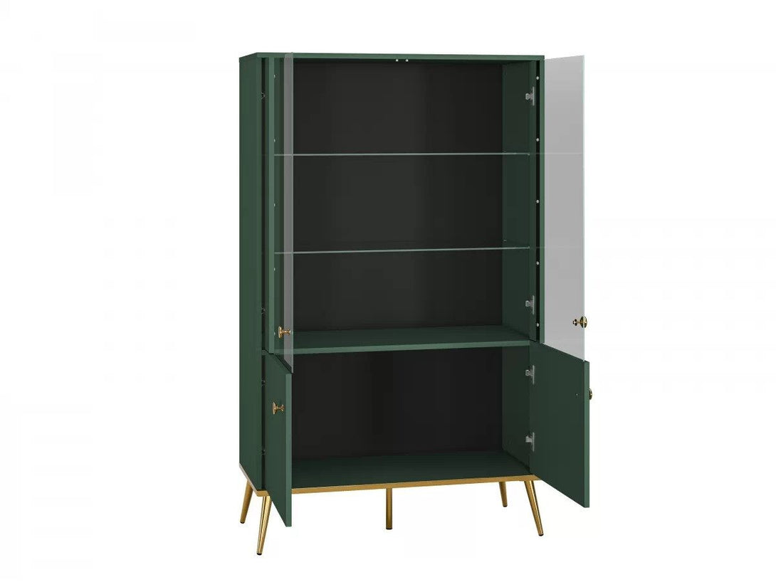 Vitrine - Euras - Stilvolle Vitrine für Ihr Wohnzimmer. - Milaros Markt
