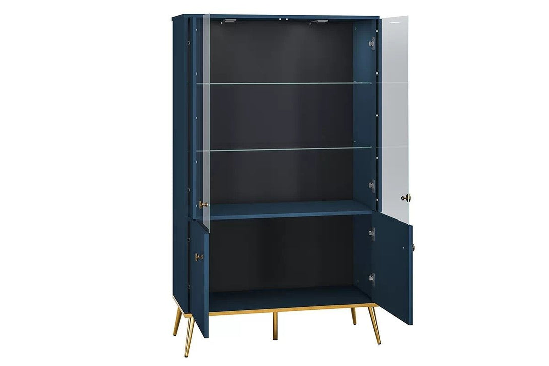 Vitrine - Naemo - Stilvolle Vitrine für Ihr Wohnzimmer. - Milaros Markt