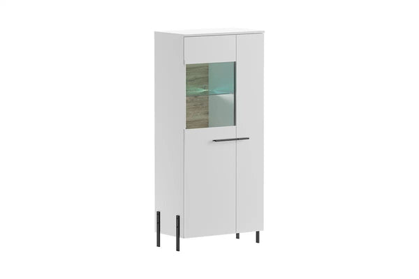 Glasvitrine -  Nalor - Praktische für elegante Präsentation und großzügigen Stauraum. - Milaros Markt