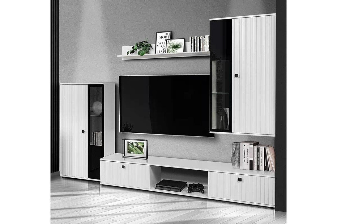 Wohnwand -  Kaja - Gestalten Sie eine Wohnwand in einer zeitlosen Farbkombination. - Milaros Markt