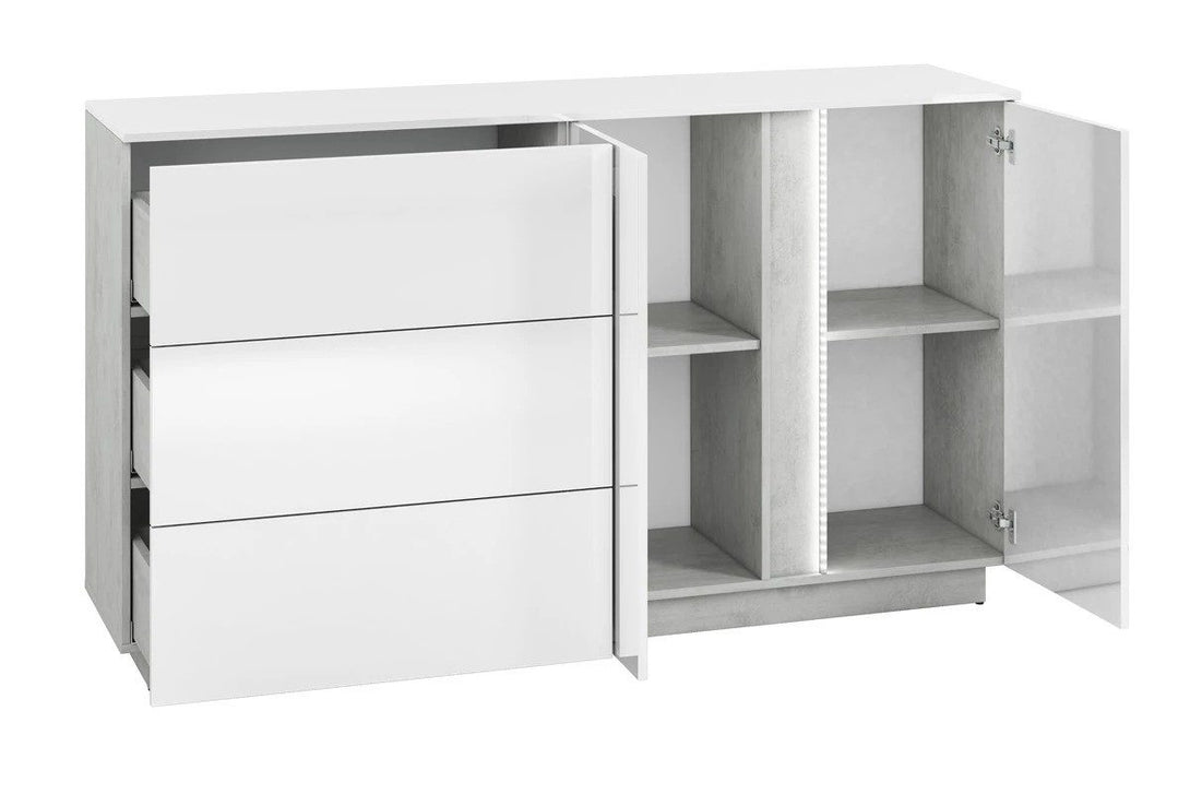 Kommode - Glomu - Elegante für stilvolle Aufbewahrung und modernes Raumdesign. - Milaros Markt