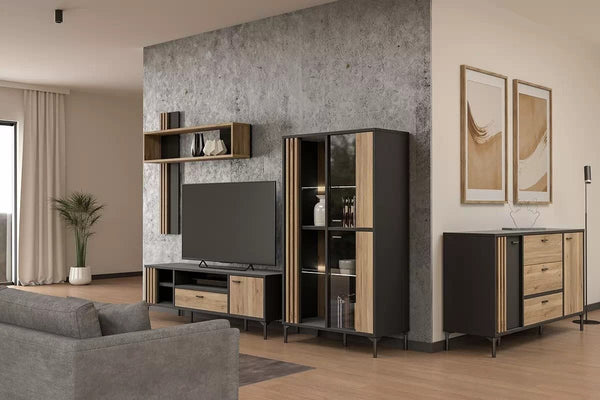 Wohnzimmer-Set - Joakimis - Luxus kombiniert Komfort und elegantes Design. - Milaros Markt