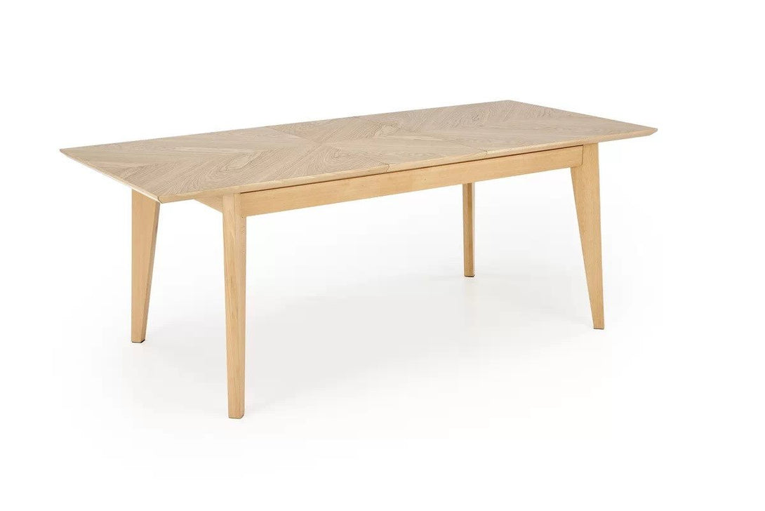 Esstisch - Edmondo - Schlichtes Design für moderne Räume mit Klappmöglichkeit. - Milaros Markt