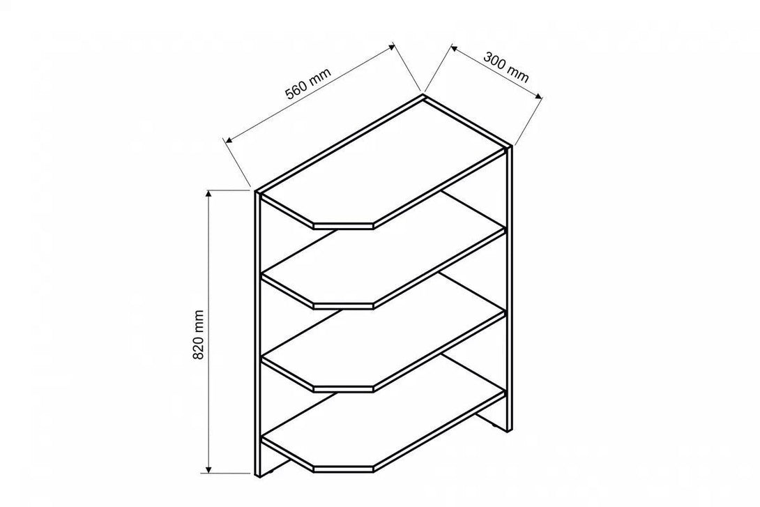 Küchenregal - Mina -Elegantes für ordentliche Küchenaufbewahrung. - Milaros Markt